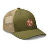 RIVEMUG Tennessee Curved Bill Trucker Hat Mid Crown Tri Star Embroidered Snapback Cap for Men and Women view 4