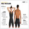 ARENA Powerskin Carbon Glide Men's Racing Jammer Athletic Tech Suit Competitive Racing Swimsuit Endurance Swimwear, Tyrrhenian Blue, US Size 22 view 4