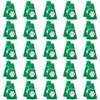 Anderson's Exclusive Green and White Paw Pride 7" Megaphone Noisemaker Boost School Spirit Cheerleader Sports Football Basketball Homecoming Squad Team Party Dance Club Performance Fan Pack of 50 view 2