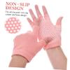 Anneome 4 Pairs Non-Slip Yoga Gloves Non Skid Grippy Gloves Workout Sports Weight Lifting Half Finger Yoga Palm Wrist Grips Power Acrylic Grasp Travel view 3