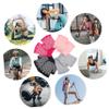 Anneome 4 Pairs Non-Slip Yoga Gloves Non Skid Grippy Gloves Workout Sports Weight Lifting Half Finger Yoga Palm Wrist Grips Power Acrylic Grasp Travel view 4