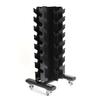 SMAI Vertical Dumbbell Weight Rack with Wheels: Space-Saving A-Frame Storage Organizer for Home Gym Fitness Equipment view 1