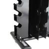 SMAI Vertical Dumbbell Weight Rack with Wheels: Space-Saving A-Frame Storage Organizer for Home Gym Fitness Equipment view 3