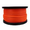3/8 inch Neon Orange Dacron Polyester Rope - 250 Foot Spool | Solid Braid - Industrial Grade - High UV and Abrasion Resistance - Low Stretch view 1