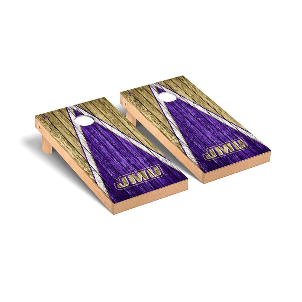 James M Cornhole Boards, 2x4 Premium Corn Hole Board Set, Officially Licensed Cornhole Boards, Comes with (2) Boards & (8) Bags