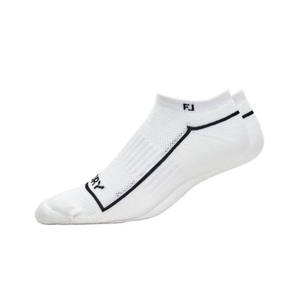 FootJoy Women's ProDry Low Cut Socks, White, Fits Shoe Size 6-9