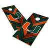 Miami Cornhole Boards, 2x4 Regulation Corn Hole Board Set, Officially Licensed Cornhole Boards, Comes with (2) Boards & (8) Bags view 1