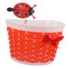 ABOOFAN Girls Scooter Wicker Storage Basket Scooters for Kids Kid Basket Kids Girls Bike Front Shopping Bike Puppy Stroller Rattan Bicycle Bell view 1