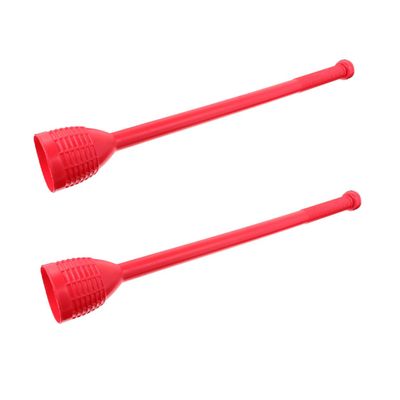 Kisangel 2pcs Stick Maker Toys Snow Maker Snow Fight Throw Toy Snow Game for Kids Snow Slinger Snow Winter Toy Child Long Handle Plastic Clip