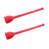 Kisangel 2pcs Stick Maker Toys Snow Maker Snow Fight Throw Toy Snow Game for Kids Snow Slinger Snow Winter Toy Child Long Handle Plastic Clip view 1