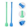 Kisangel 2pcs Stick Maker Toys Snow Maker Snow Fight Throw Toy Snow Game for Kids Snow Slinger Snow Winter Toy Child Long Handle Plastic Clip view 4