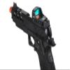 Lancer TacticalStryk Hi-Capa 4.3 Gas Blowback Airsoft Pistol with Mi-cro Red Dot Sight view 2