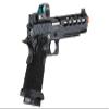 Lancer Tactical STRYK Hi-Capa 5.1 Gas Blowback Airsoft Pistol with Red Dot Mini Sight (Black) view 1
