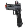Lancer Tactical STRYK Hi-Capa 5.1 Gas Blowback Airsoft Pistol with Red Dot Mini Sight (Black) view 2