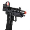 Lancer Tactical STRYK Hi-Capa 5.1 Gas Blowback Airsoft Pistol with Red Dot Mini Sight (Black) view 3