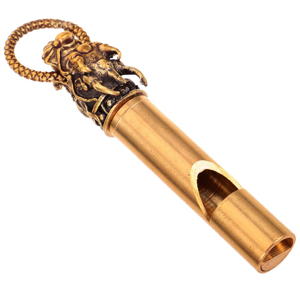 BESPORTBLE Copper Whistle for Hiking and Camping Loud Survival Whistle with Adorable Animal Design Portable Emergency Signal Device for Outdoor Enthusiasts