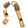 BESPORTBLE Copper Whistle for Hiking and Camping Loud Survival Whistle with Adorable Animal Design Portable Emergency Signal Device for Outdoor Enthusiasts view 4