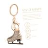 BESTOYARD Multifunction Keychain Small Skating Keychain Rhinestone Skating Pendant Key Rings Key Chains Skating Pendant Charm Hanging Skating Key Ring Bike Skates Bags Miss Decorate view 2