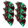 Abaodam 6 Pack Hand-cranked Flowers Cheer Pom Poms for Cheerleading Portable Props Reusable Plastic for Sports Events view 1