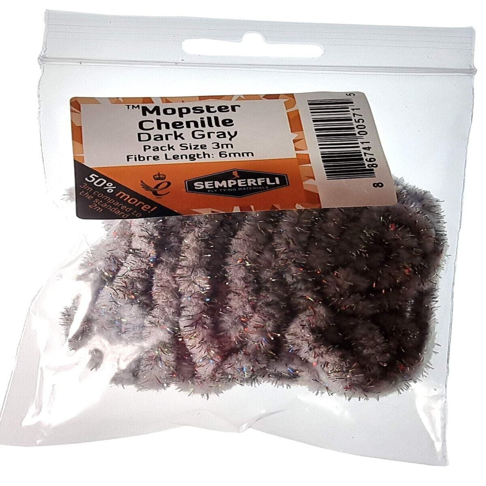 SemperFli Mopster Mop Chenille Gray 6mm