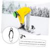 ABOOFAN 3pcs Snowboard Carry Strap Ski Carrying Belt Black Snowboard Accessory for and Reduced Strain Suitable for Skis view 4