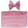Tuxgear Boys Tuxedo Cummerbund with Matching Bow Tie Set (Boys, Dusty Rose) view 1