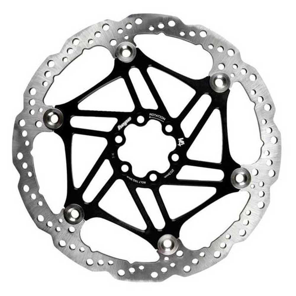 Hope V4 Vented Disc Rotor 6-Bolt 203mm (Float/Wave) - Blk