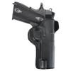 Maxx Carry 3 Position OWB Leather Gun Belt Holster CCW for Taurus 1911 Full Size 5-inch Barrel | Colt 1911 | Kimber 1911 | Ruger SR1911 and Other 5-inch 1911 Pistols, Black Right Hand view 1