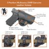 Maxx Carry 3 Position OWB Leather Gun Belt Holster CCW for Taurus 1911 Full Size 5-inch Barrel | Colt 1911 | Kimber 1911 | Ruger SR1911 and Other 5-inch 1911 Pistols, Black Right Hand view 3