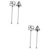BESPORTBLE 4pcs Telescopic Fishing Net Set Dip Nets Handle for Aquariums Pools and Fishing Portable Design for and Use view 1
