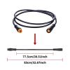 EDENCOMERS Ebike Extension Cable 3Pin Line with Waterproof Plug Female to Male Single Connector for DIY Motorcycle Display Throttle Brake Sensors Light Conversion Kit(3pin) view 4