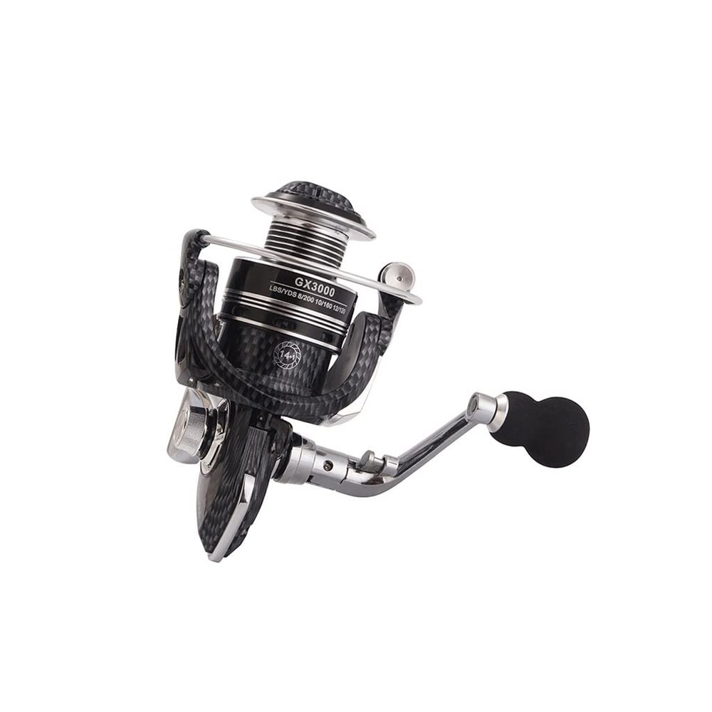 Metal Foot Spinning Wheel Lu Yaji Rod Wheel Sea Rod Wheel No Gap Double Bearing Fishing Reel Snake Skin Fishing Reel (Size : 7000)
