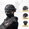 KLYso Tactical Fast Helmet, Full Face Airsoft Helmet, Survival Signal Light, Helmet Mount L4G24, and Breathable Mask, for Airsoft Paintball Hunting and Shooting CS (Color : BKB) view 2