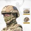 KLYso Tactical Fast Helmet, Full Face Airsoft Helmet, Survival Signal Light, Helmet Mount L4G24, and Breathable Mask, for Airsoft Paintball Hunting and Shooting CS (Color : Sand colorA) view 2