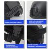 KLYso Tactical Gear Combination, Tactical Fast Helmet, Game Sets with Tactical Headset, with Detachable, Wiht Tactical Headset, Goggles & Flashlight (Color : BKE) view 4