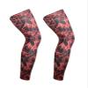 Mcolics Sports Non Slip Compression Knee Leg Long Sleeves (1 Pair) for Men Women, Pant Tights for Basketball Cycling Running (Red, Medium) view 1