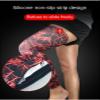 Mcolics Sports Non Slip Compression Knee Leg Long Sleeves (1 Pair) for Men Women, Pant Tights for Basketball Cycling Running (Red, Medium) view 3