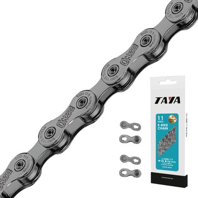 TAYA e-ONZE-111 11-Speed Bike Chain, 136 Links,GST Rust-Proof, Durable and Smooth Shifting, for E-Bike, Gravel and MTB