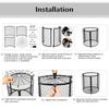 Airshi Deer Feeder Protector, Waterproof Varmint Feeder Cage Quick Lock Design Durable Practical for Feeder Protection view 3