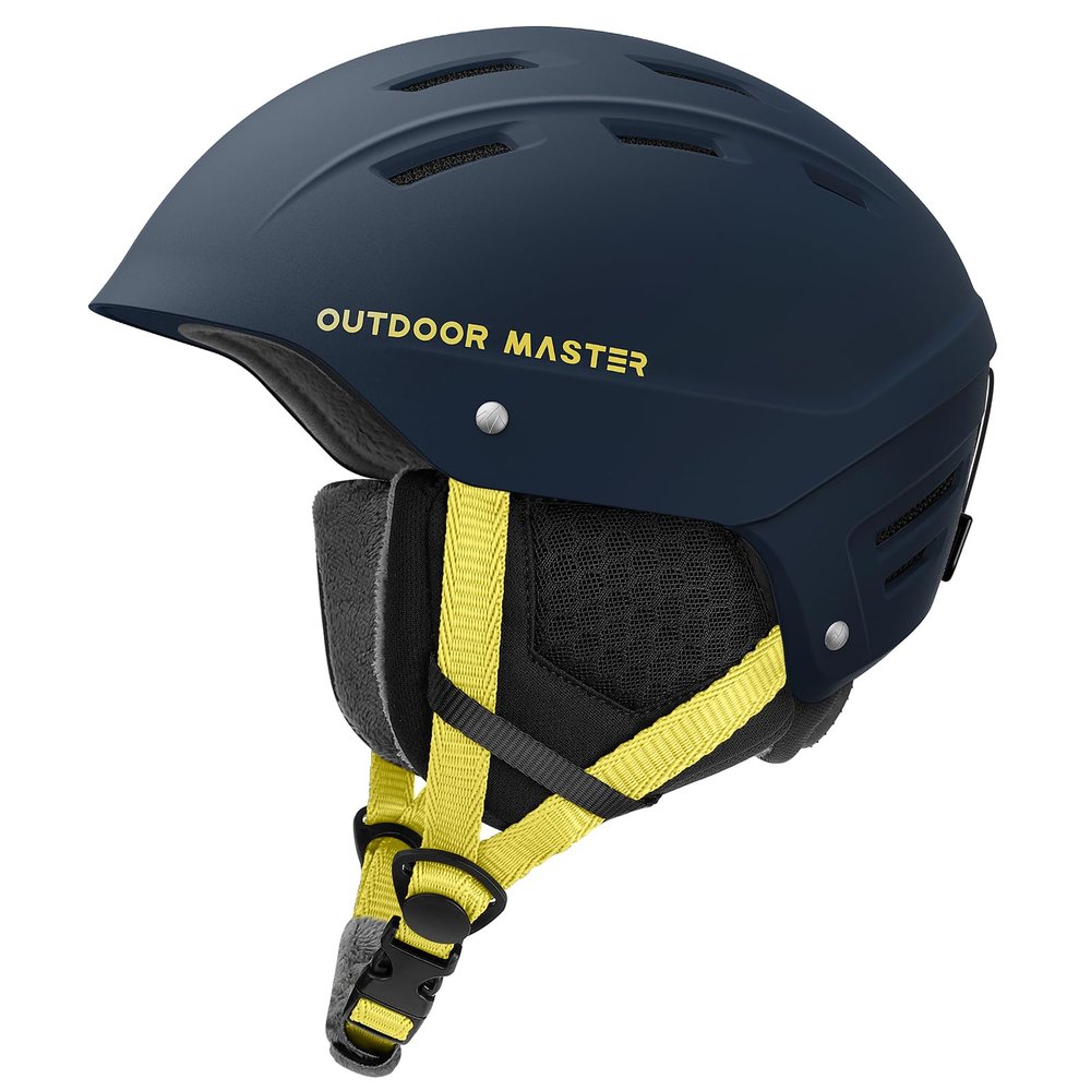 OutdoorMaster Kelvin II Ski Helmet - Snow Sport Helmet Snowboard Helmet for Men Women & Youth