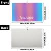 FZDXZJJ Custom Golf Towels for Women Personalized Golf Towel with Name Or Text for Golf Bags with Clip Golf Gifts for Golf Fan,Funny Golf Lover Gift for Wife Mom Girlfriend- Blue Coral Gradient view 3