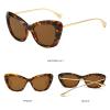 helena Cat Eye Women black leopard Sunglasses 2023 Fashion Retro Hip-hop Ladies Shades Trending Vintage UV400 Eyewear (leopard) view 2