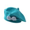BIBABLYKE Cute Baby Girl Knitted Beret Soft & Comfortable Hat Stylish Infant Girl Beret Hat Perfect for Outdoor Activities Gift view 2