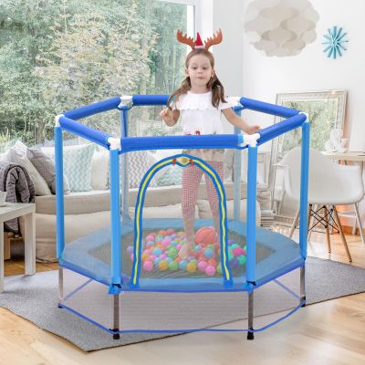 Trampoline, Portable Foldable Trampoline in-Home Mini Rebounder with Adjustable Handle, Exercise Trampoline for Adults, 40" Max Load 330lbs