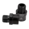 1 Pair Left Right Bike Pedal Extender Pedal Spacers Adapter, Black 16mm view 1