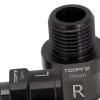 1 Pair Left Right Bike Pedal Extender Pedal Spacers Adapter, Black 16mm view 3