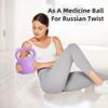 5 lb Kettlebell Weight with Three-handles for Weightlifting, Conditioning and Core Training for Women Men Home Gym [Purple] view 2