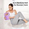 10 lb Kettlebell Weight with Three-handles for Russian Twists AB Exercise, Weightlifting and Core Training All-Purpose Fitness Exercise Home Gym [Purple] view 2