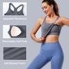 Evercute Women's 1/2/3 Pack Ribbed Workout Tank Tops with Built in Bra Racerback Seamless Crop Tank Tops Camisole Sport Tanks view 4