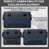 Aussio (2 Pack) Coolers Hinge for Igloo 25, 52, 72 Qt BMX Coolers Latch Replacement Parts, Cooler Hinges with Screws for Igloo Cooler Replacement Hinges view 3